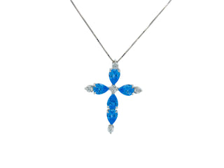 COLLANA CROCE GOCCIA