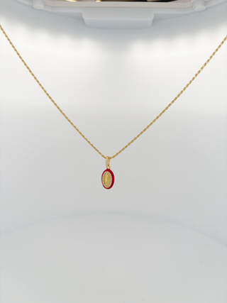 COLLANA MADONNA SMALTATA