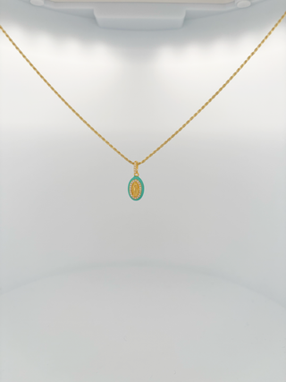 COLLANA MADONNA SMALTATA