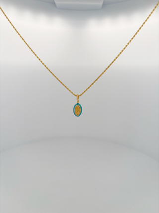 COLLANA MADONNA SMALTATA