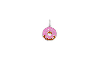 Collana Charm - DONUT Silver